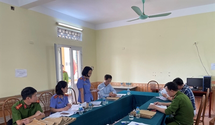 Viện KSND các huyện Đan Phượng, Ba Vì, Ứng Hòa trực tiếp kiểm sát thi...